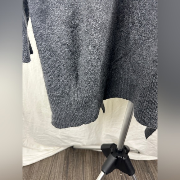 Treasure & Bond Gray Open Front Cotton Blend Cardigan Size Large (12-14) NWT - Picture 14 of 17